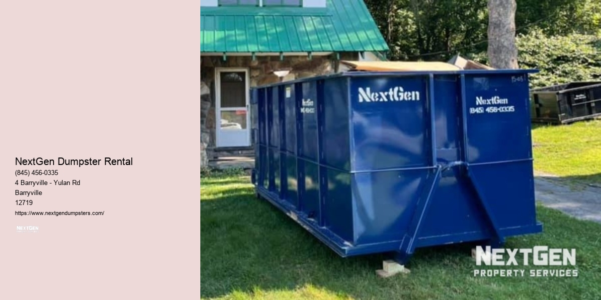 waste disposal dumpster rental